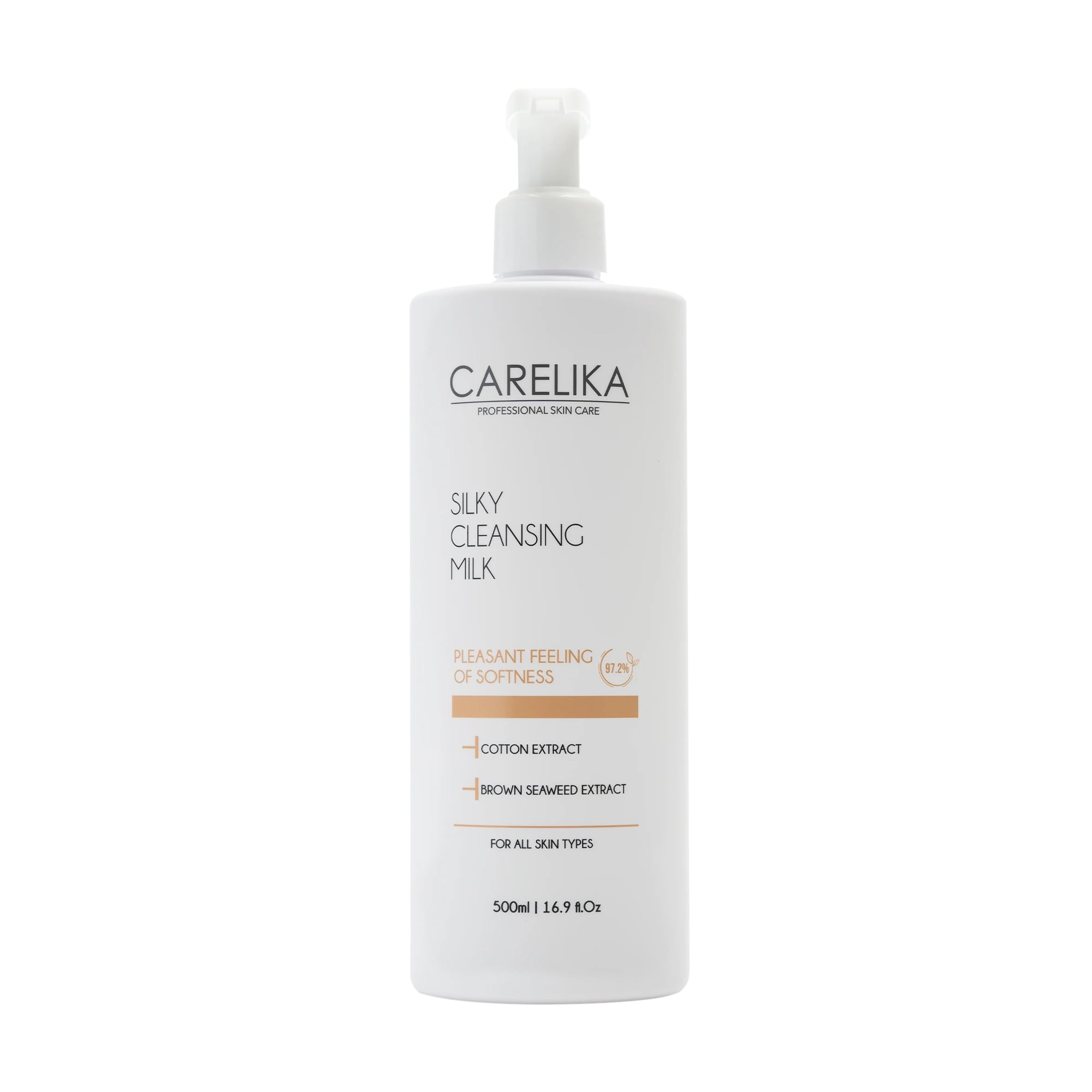 Уцінка! Очищувальне молочко для обличчя Carelika Silky Cleansing Milk, 500 мл
