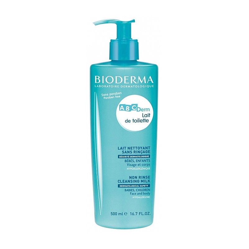 Уцінка! Очищувальне молочко для обличчя та тіла Bioderma ABCDerm Cleansing Milk, 500 мл